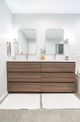 St. Louis Park Owner's Bathroom